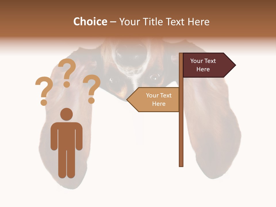 Mutt Pedigree Upside PowerPoint Template