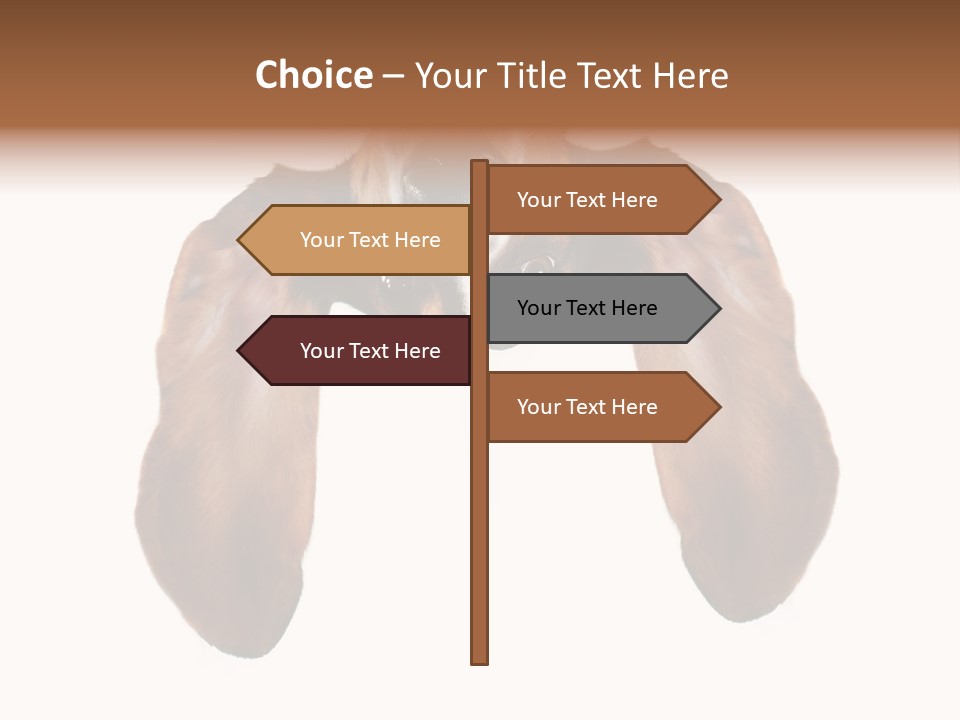 Mutt Pedigree Upside PowerPoint Template