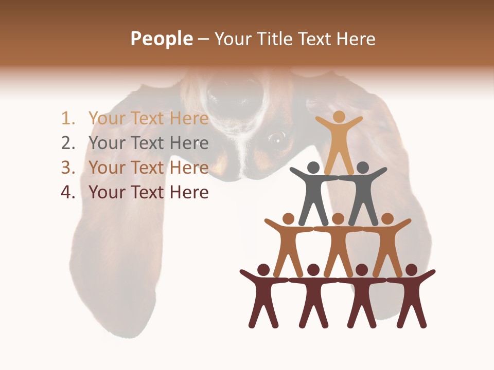 Mutt Pedigree Upside PowerPoint Template
