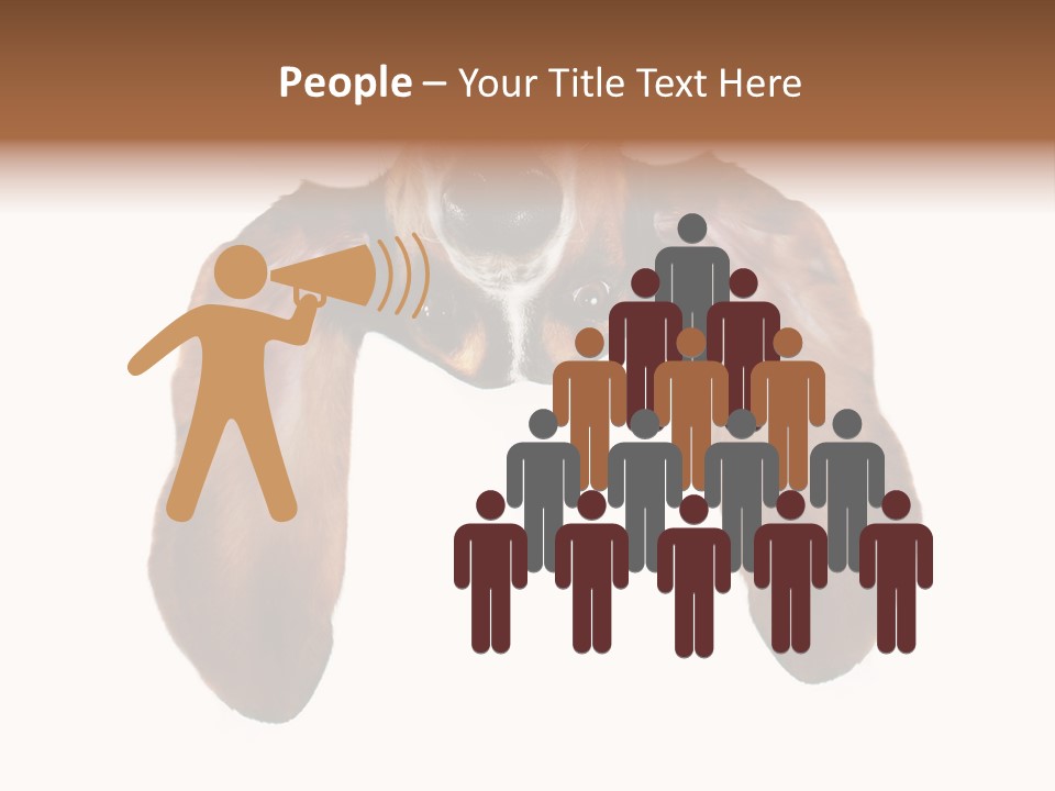 Mutt Pedigree Upside PowerPoint Template