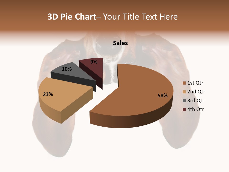 Mutt Pedigree Upside PowerPoint Template