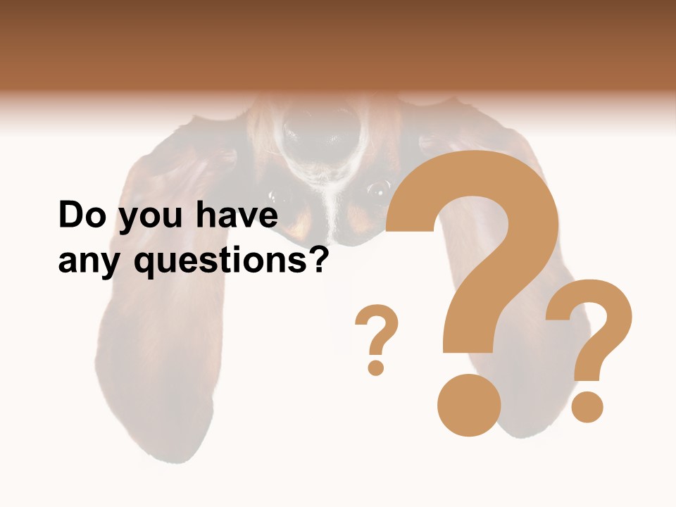 Mutt Pedigree Upside PowerPoint Template