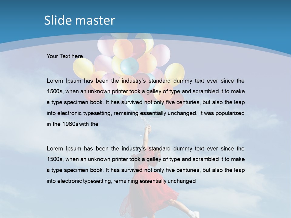 Grass Happiness Laughter PowerPoint Template