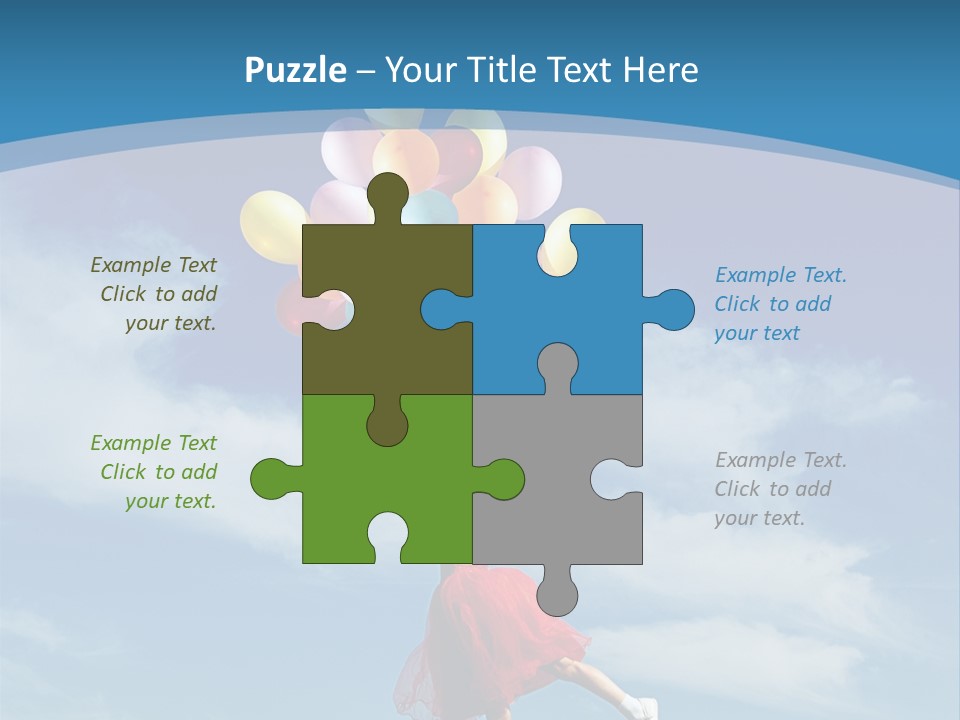 Grass Happiness Laughter PowerPoint Template