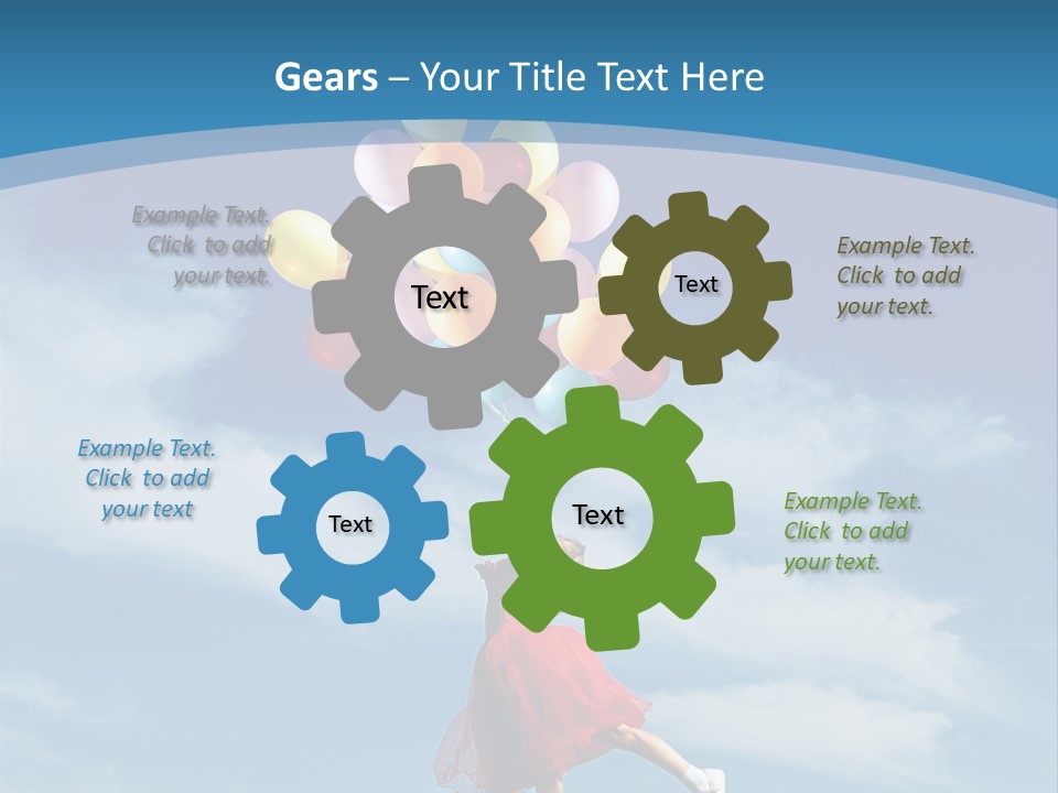 Grass Happiness Laughter PowerPoint Template