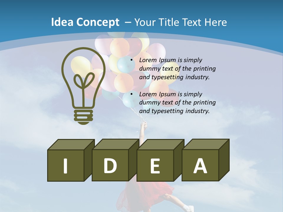 Grass Happiness Laughter PowerPoint Template