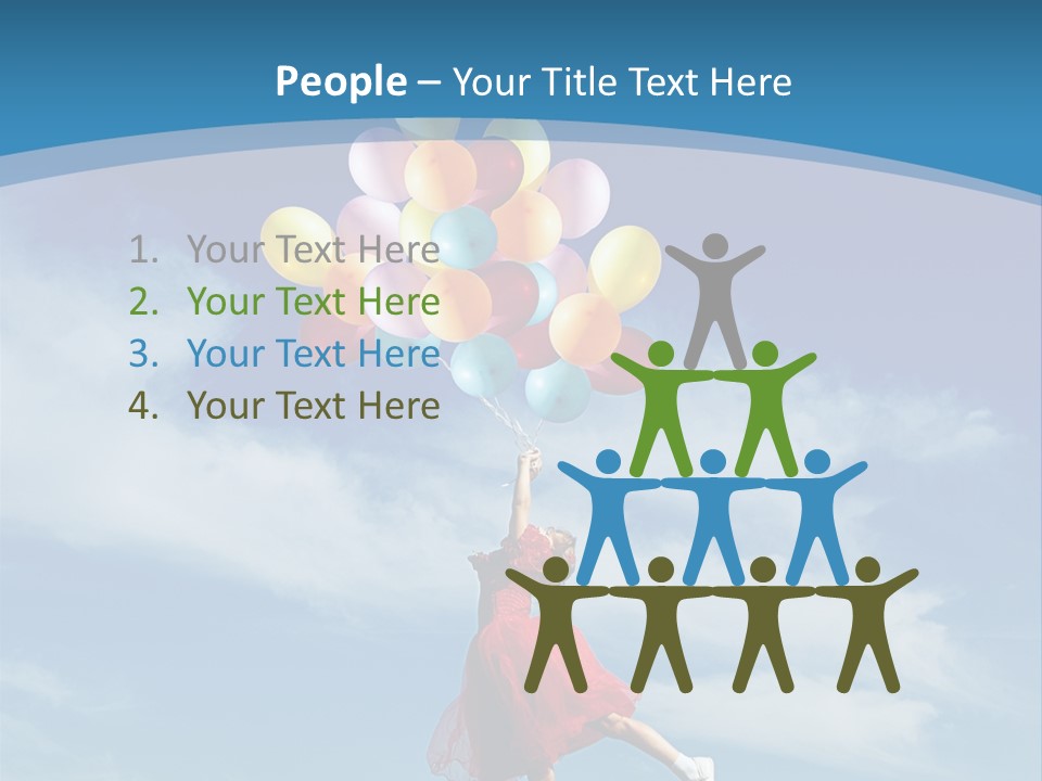 Grass Happiness Laughter PowerPoint Template