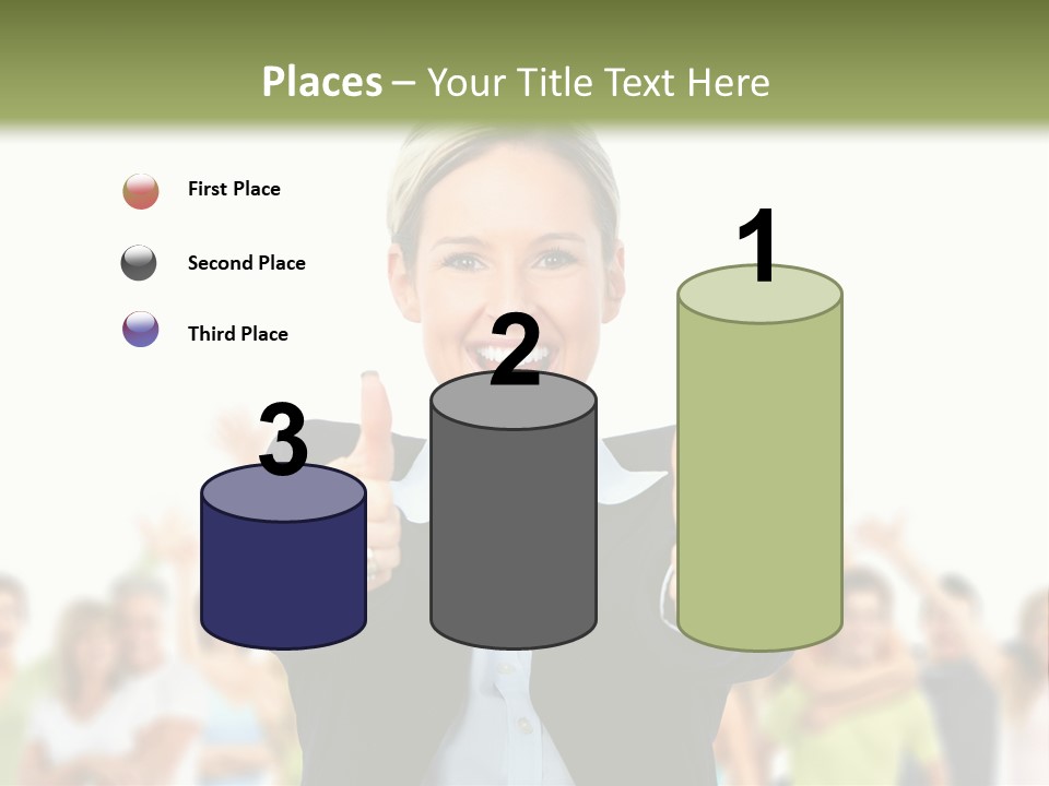 Person Woman Businessman PowerPoint Template