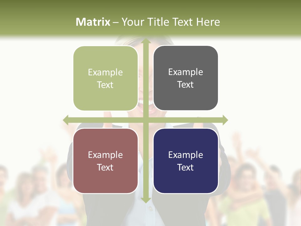 Person Woman Businessman PowerPoint Template