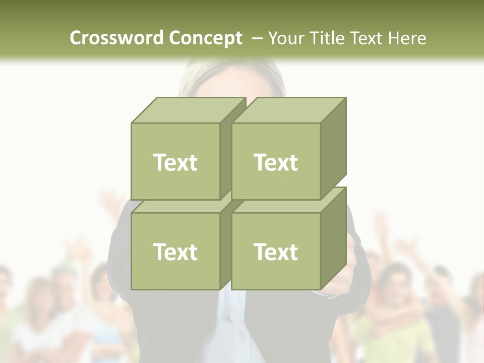 Person Woman Businessman PowerPoint Template