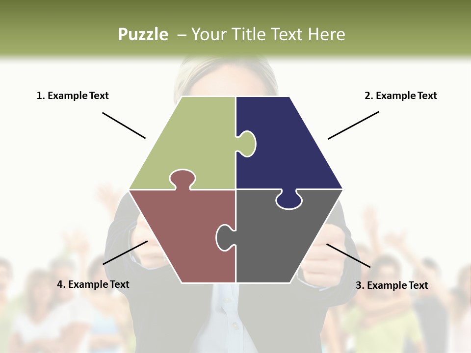 Person Woman Businessman PowerPoint Template