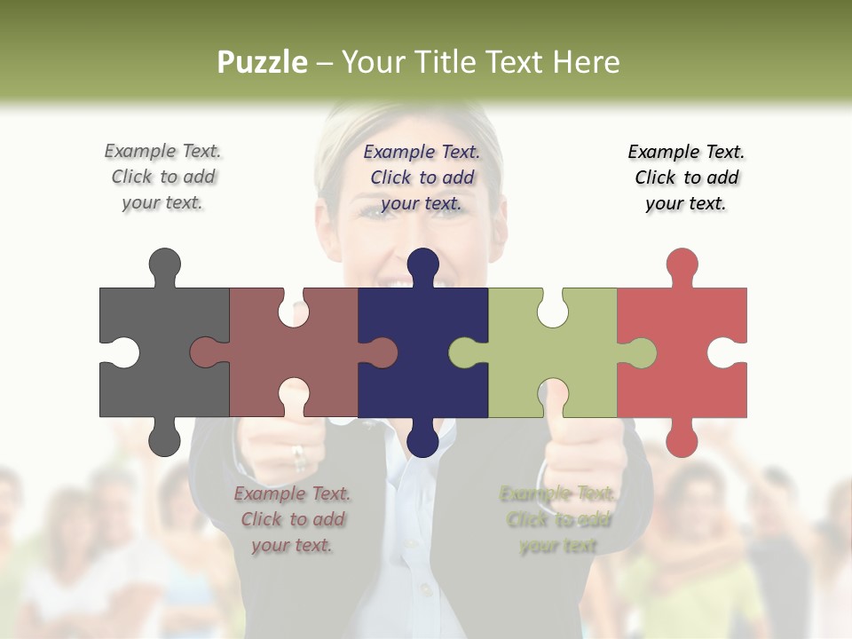 Person Woman Businessman PowerPoint Template