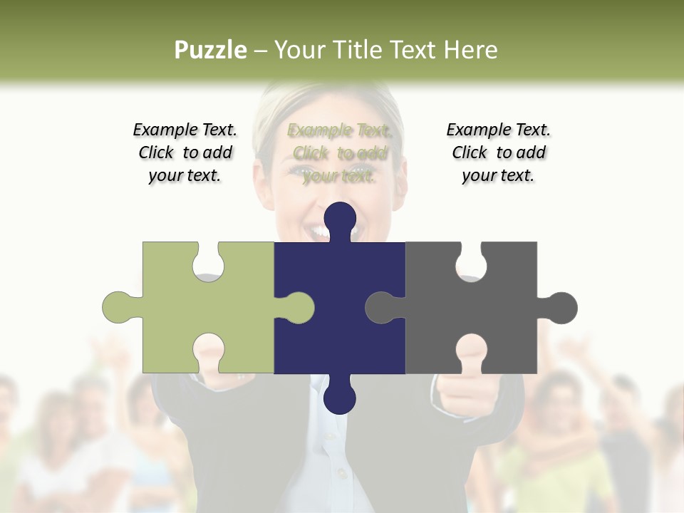 Person Woman Businessman PowerPoint Template