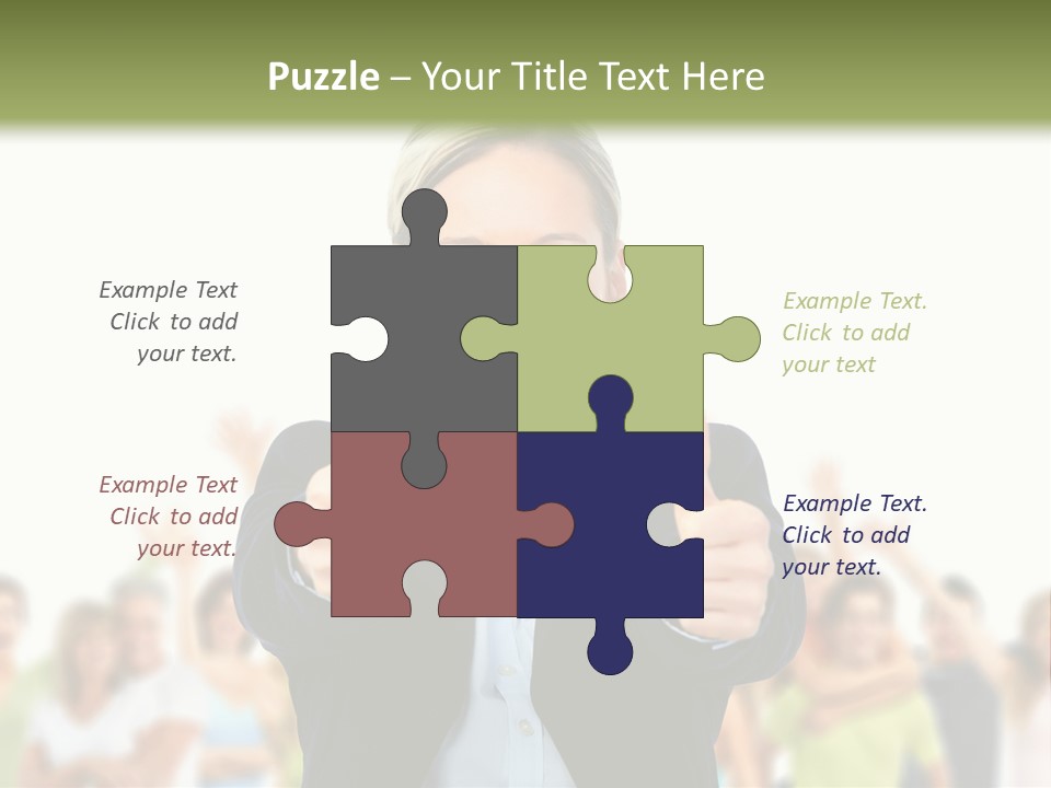 Person Woman Businessman PowerPoint Template