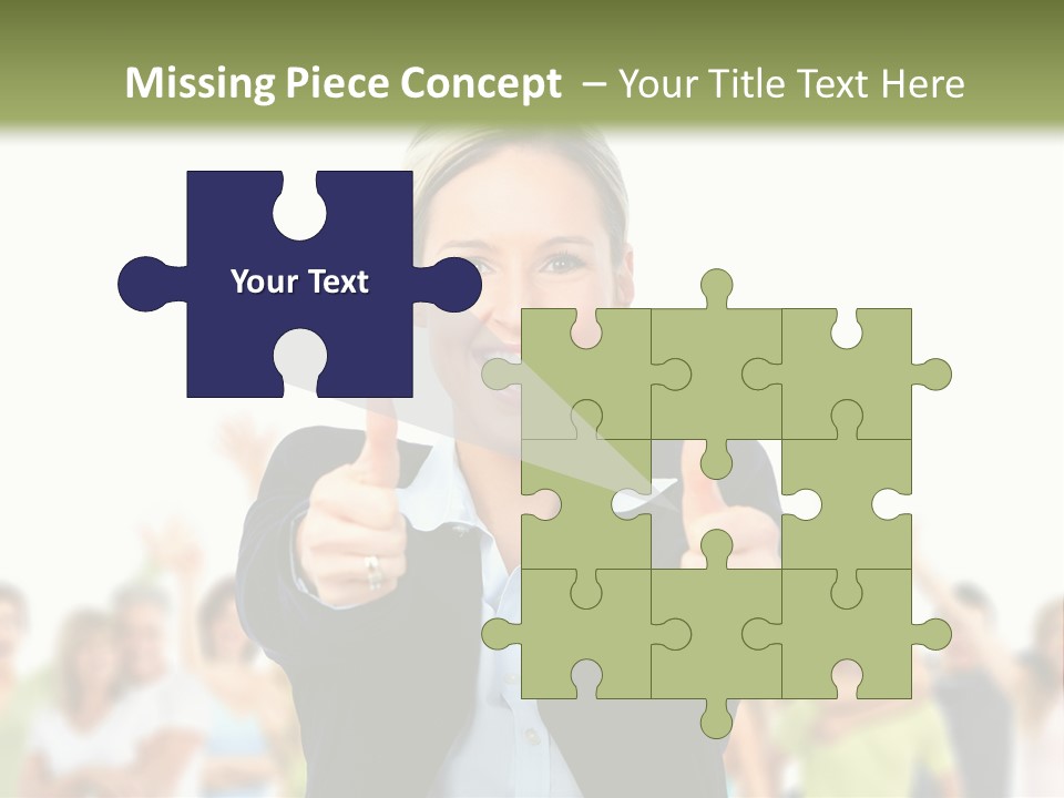 Person Woman Businessman PowerPoint Template