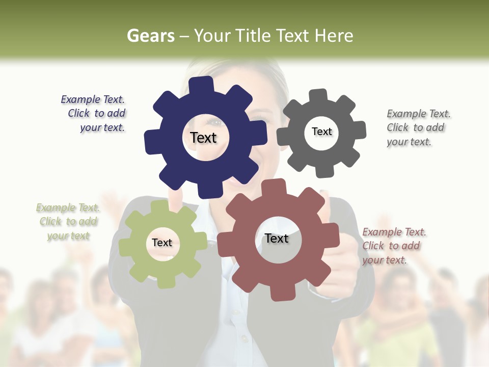 Person Woman Businessman PowerPoint Template