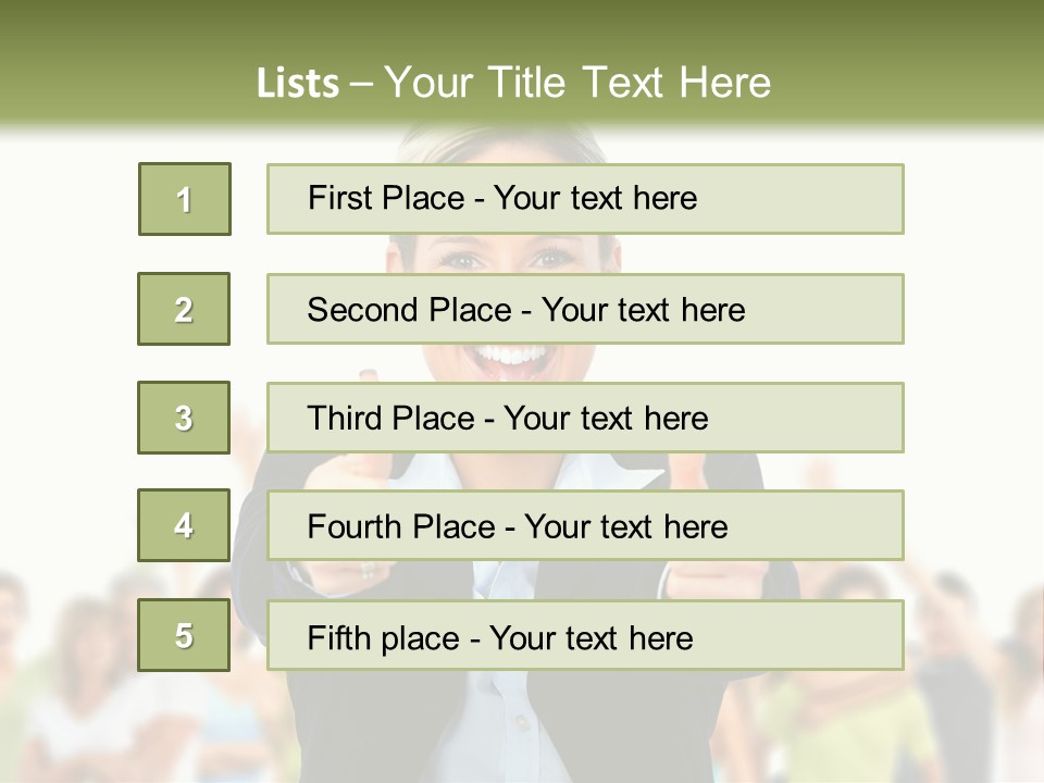 Person Woman Businessman PowerPoint Template