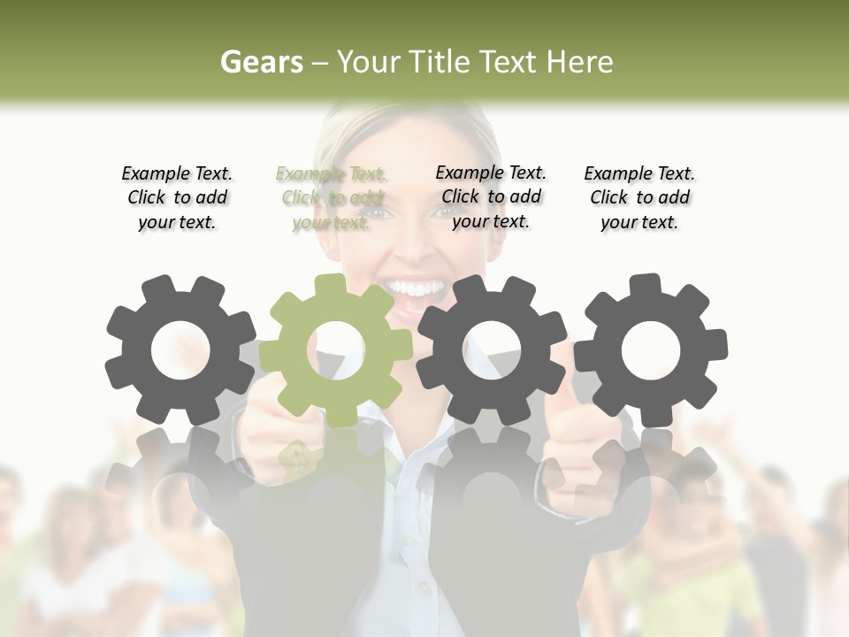 Person Woman Businessman PowerPoint Template