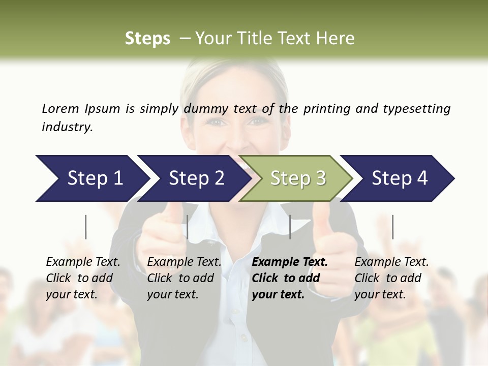 Person Woman Businessman PowerPoint Template