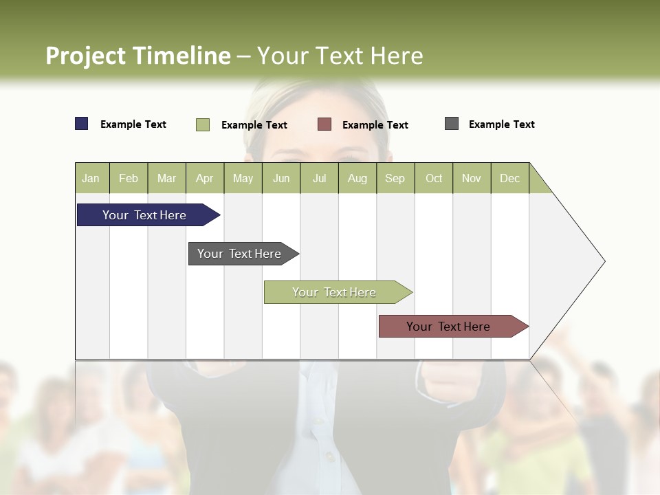 Person Woman Businessman PowerPoint Template