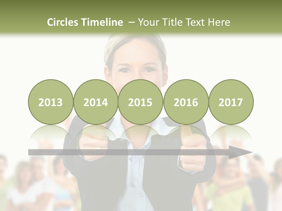 Person Woman Businessman PowerPoint Template