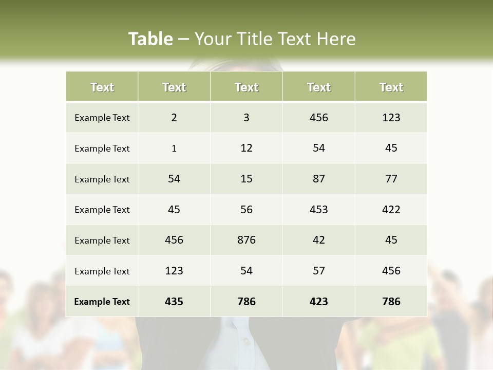 Person Woman Businessman PowerPoint Template