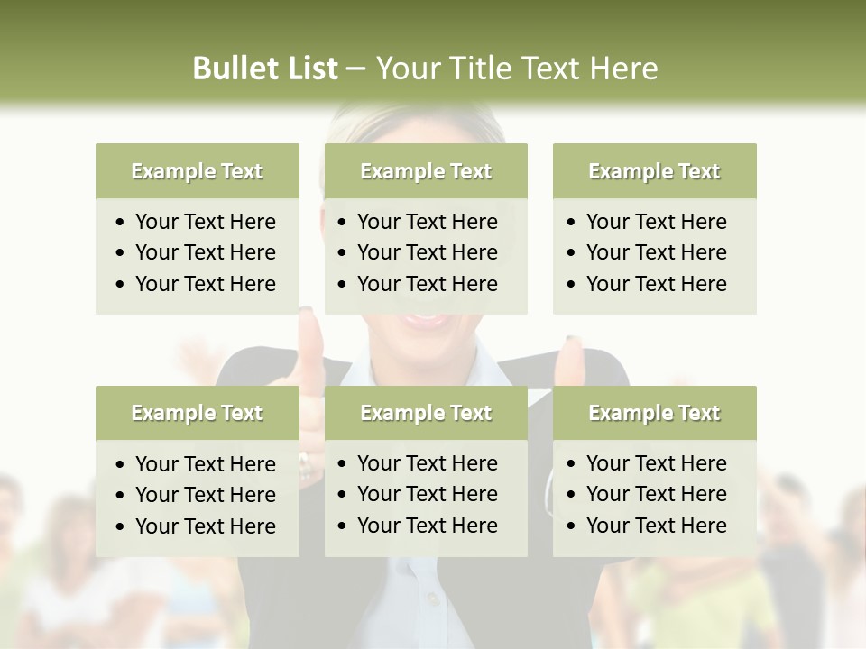 Person Woman Businessman PowerPoint Template