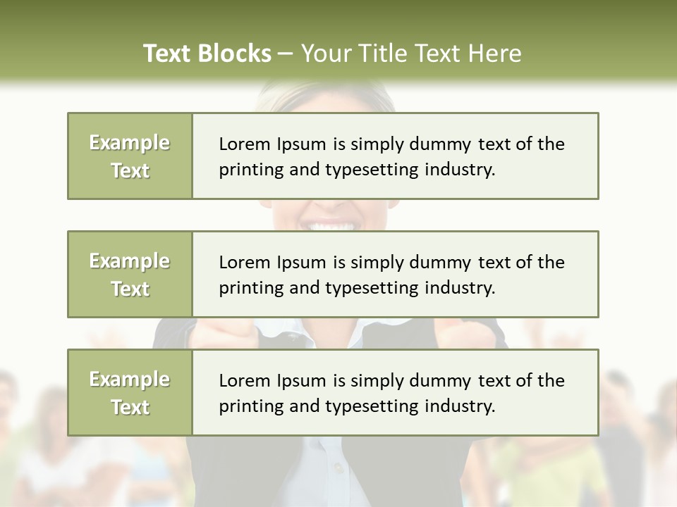 Person Woman Businessman PowerPoint Template