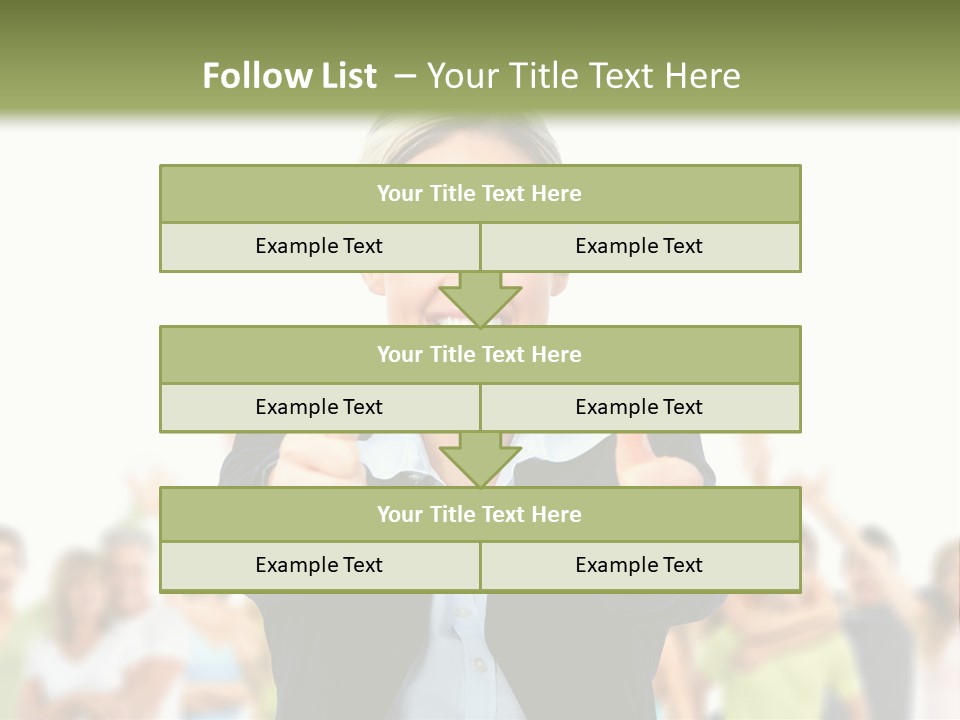 Person Woman Businessman PowerPoint Template