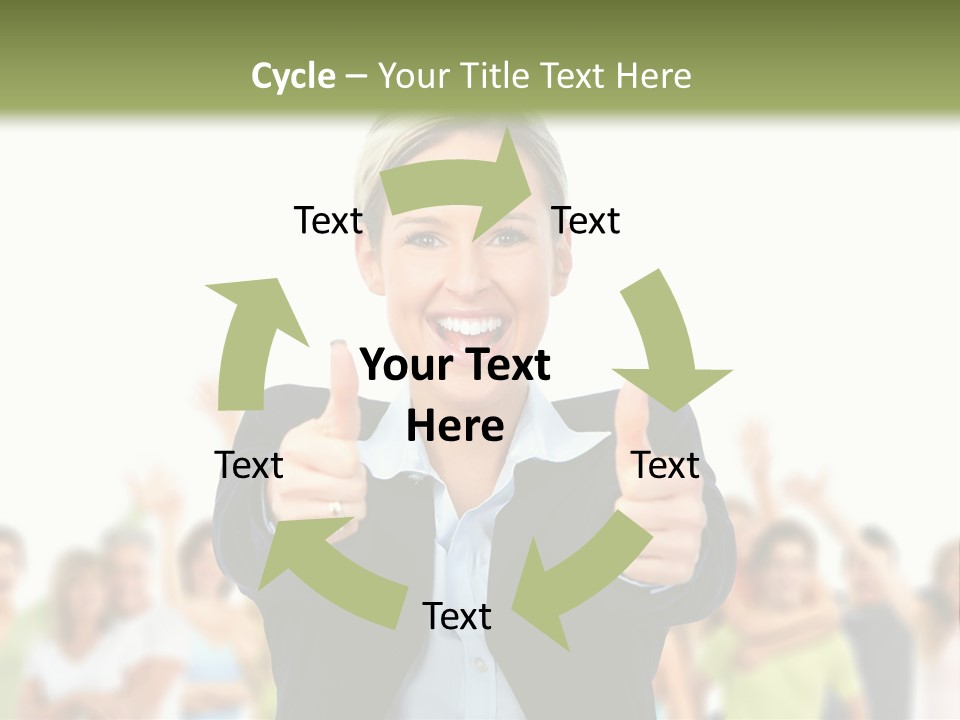 Person Woman Businessman PowerPoint Template