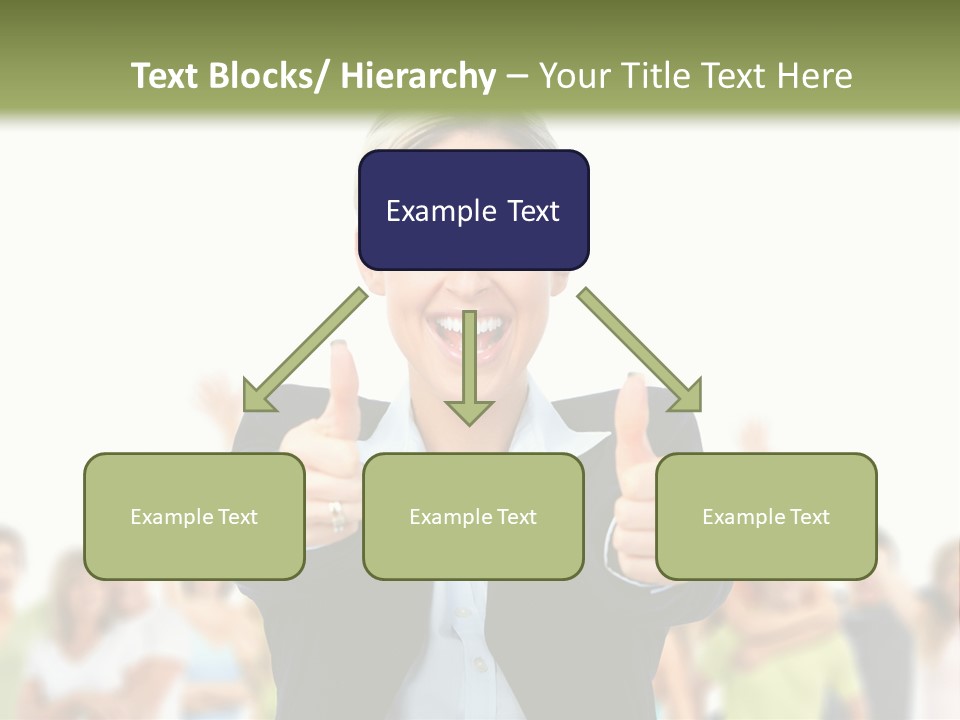 Person Woman Businessman PowerPoint Template