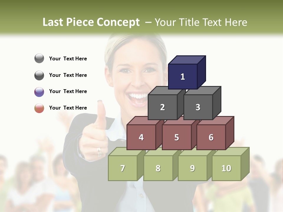 Person Woman Businessman PowerPoint Template