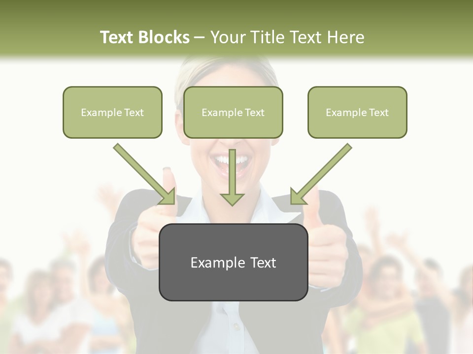 Person Woman Businessman PowerPoint Template