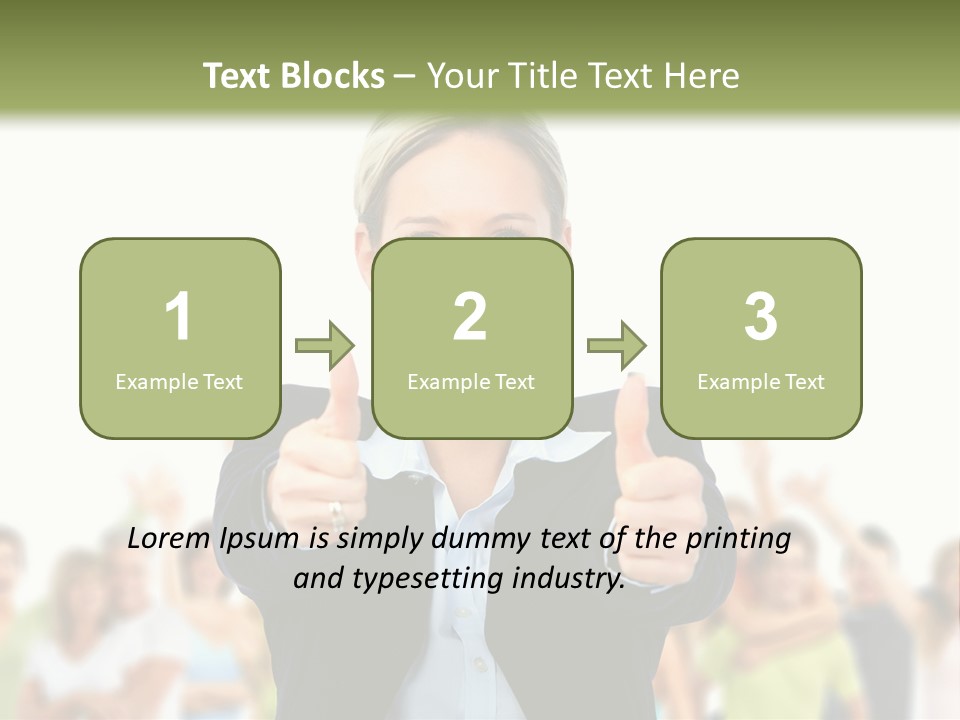 Person Woman Businessman PowerPoint Template