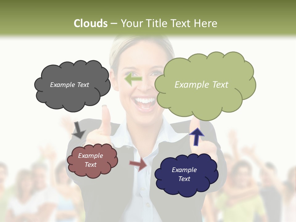 Person Woman Businessman PowerPoint Template