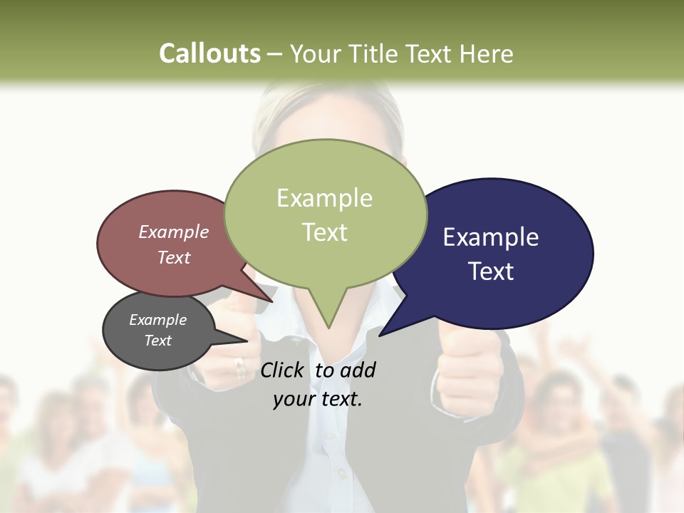 Person Woman Businessman PowerPoint Template