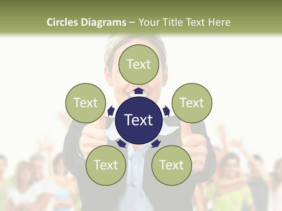 Person Woman Businessman PowerPoint Template