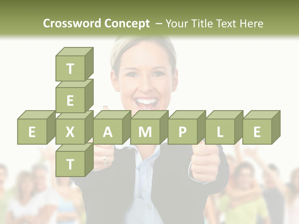 Person Woman Businessman PowerPoint Template