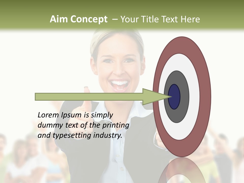 Person Woman Businessman PowerPoint Template