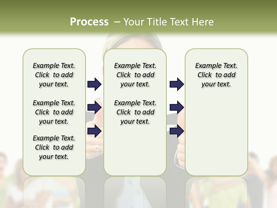 Person Woman Businessman PowerPoint Template