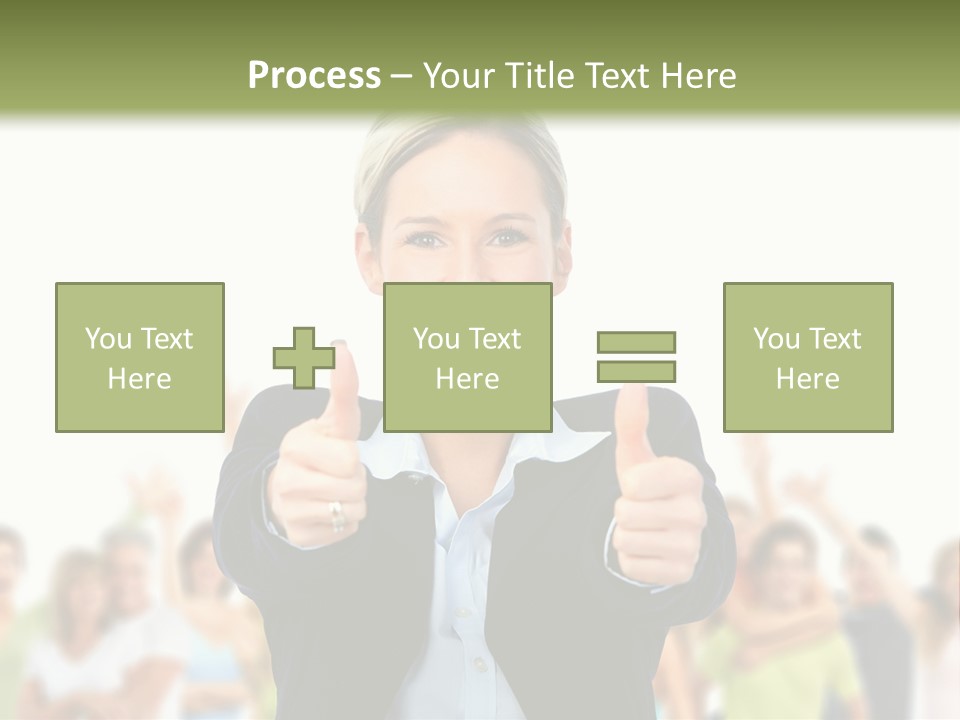 Person Woman Businessman PowerPoint Template