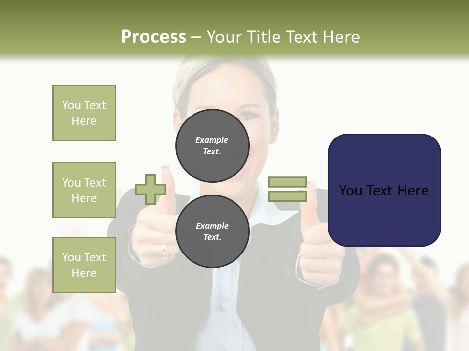 Person Woman Businessman PowerPoint Template