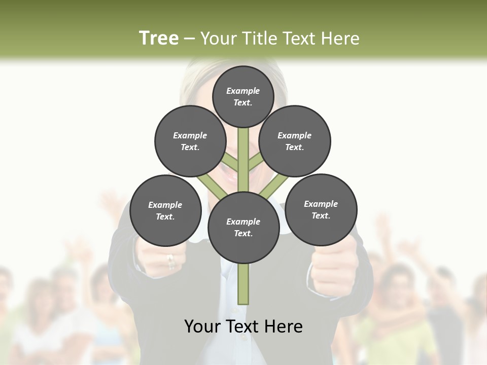 Person Woman Businessman PowerPoint Template