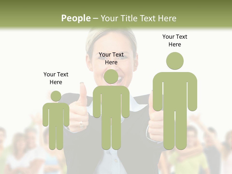 Person Woman Businessman PowerPoint Template