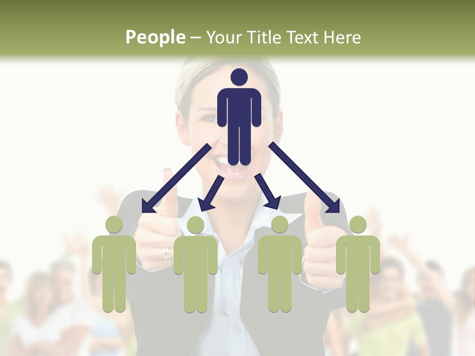 Person Woman Businessman PowerPoint Template