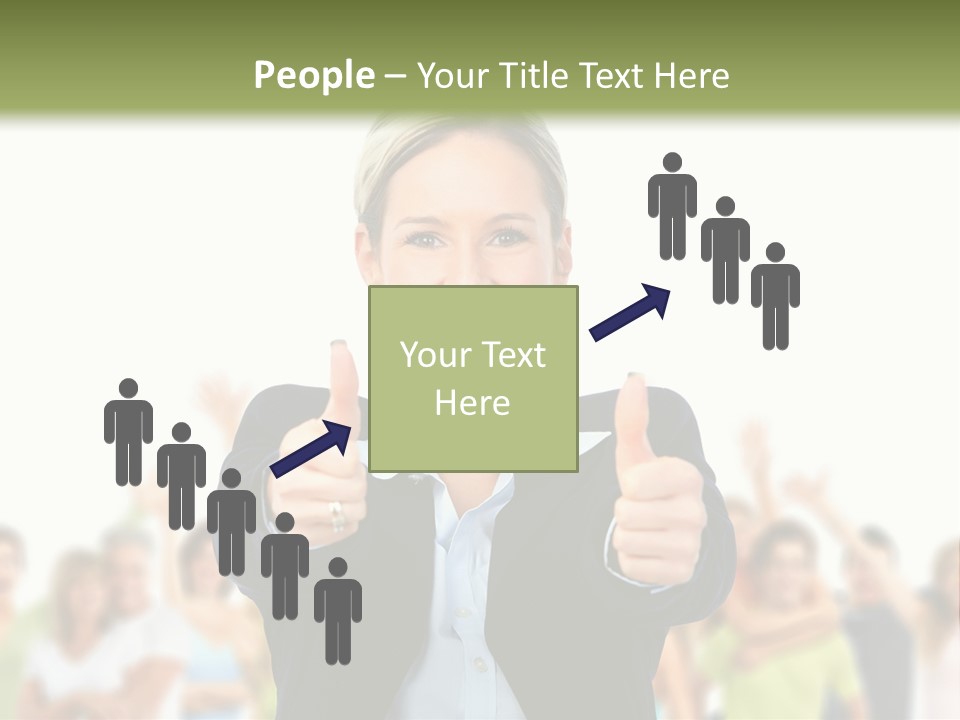 Person Woman Businessman PowerPoint Template