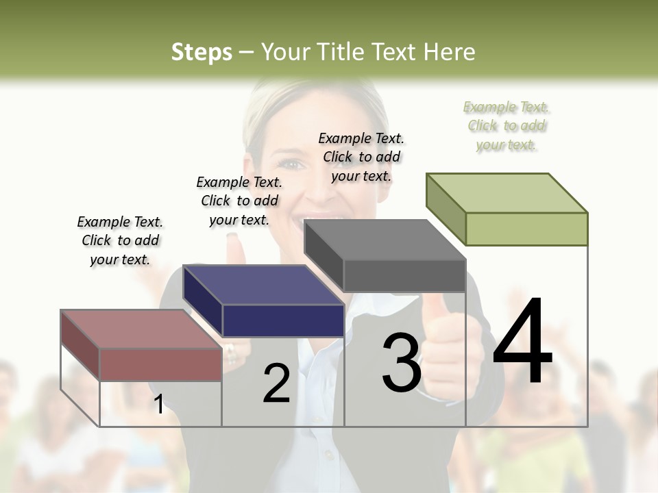 Person Woman Businessman PowerPoint Template