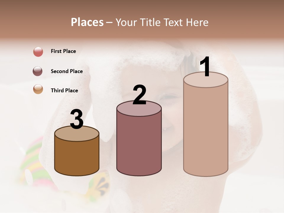 Girl Portrait One PowerPoint Template