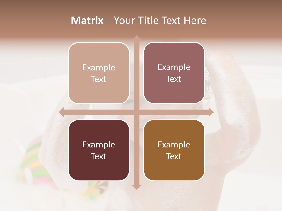 Girl Portrait One PowerPoint Template