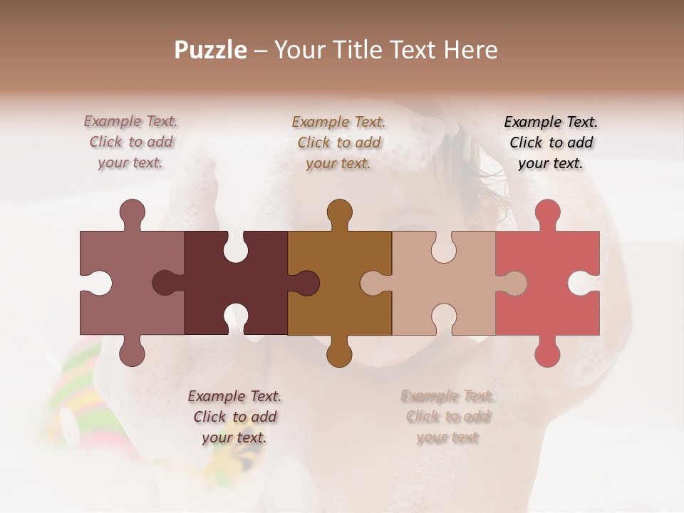 Girl Portrait One PowerPoint Template